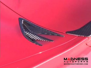 Alfa Romeo 4C Carbon Fiber Rear Extreme Air Extractor Set - Spyder